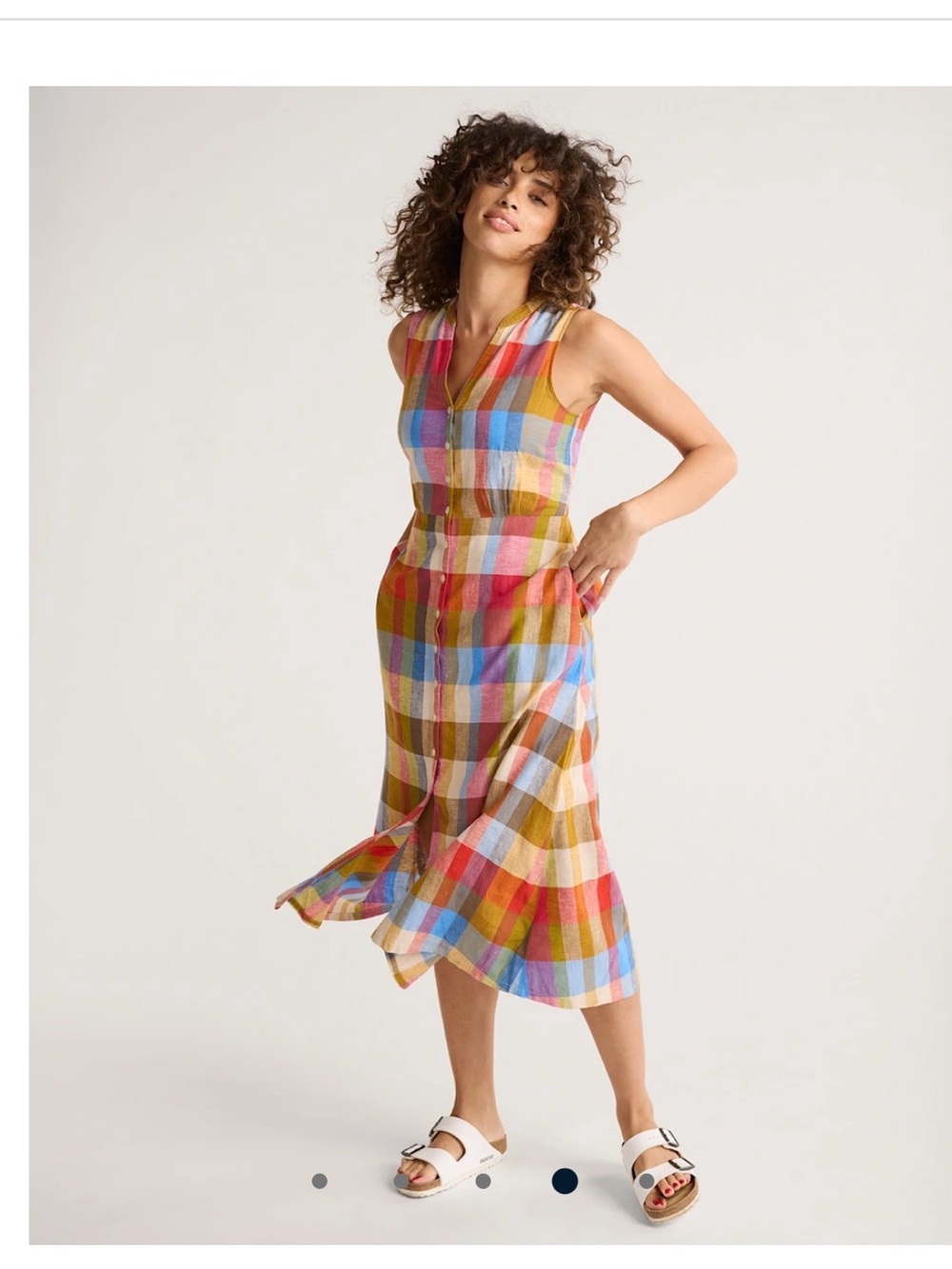 PENDLETON WOMEN'S LANA SLEEVELESS LINEN DRESS